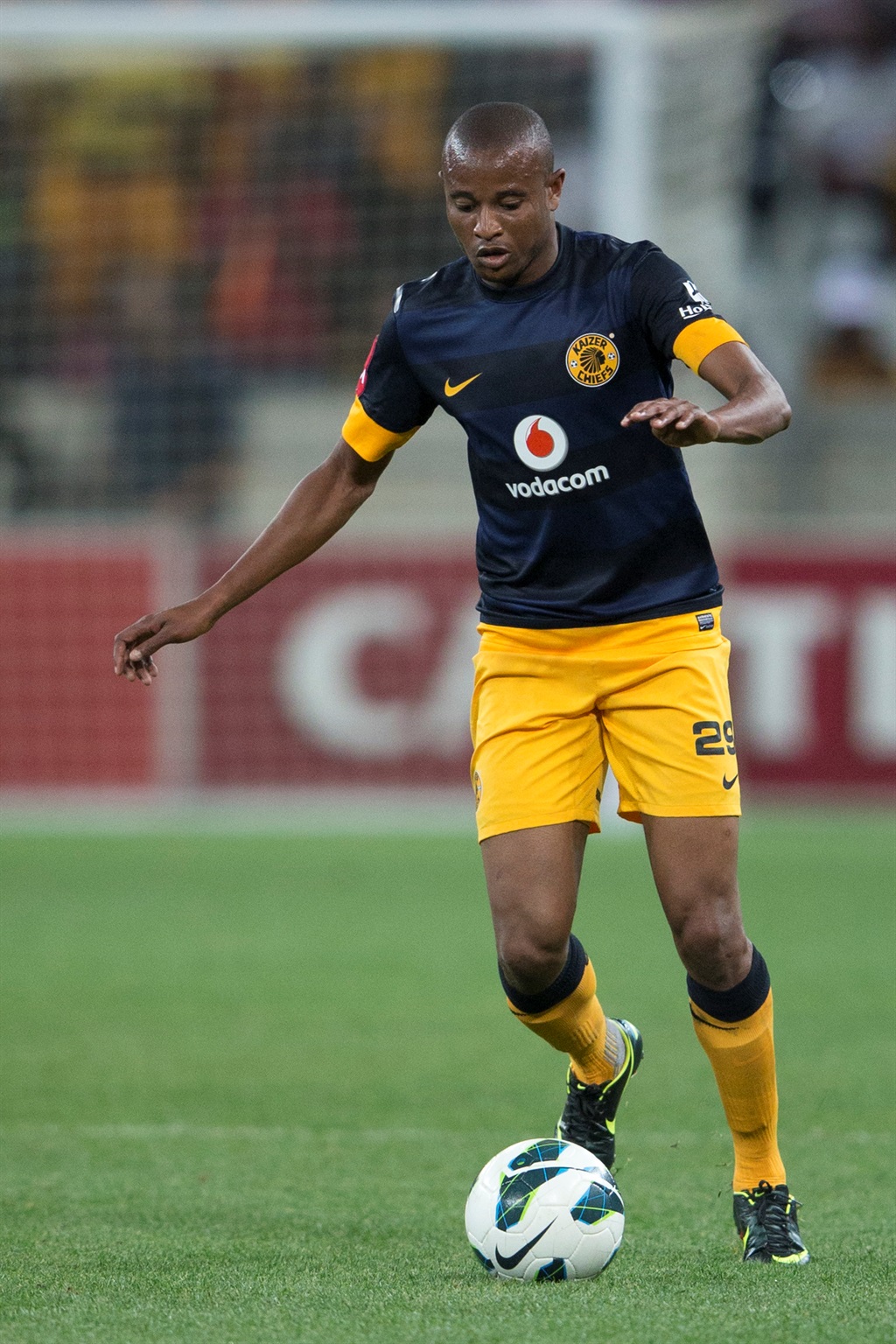 NELSPRUIT, SOUTH AFRICA - SEPTEMBER 24, Jimmy Jambo during the Absa Premiership match between Bidvest Wits and Kaizer Chiefs from Mbombela Stadium on September 24, 2012 in Nelspruit, South Africa