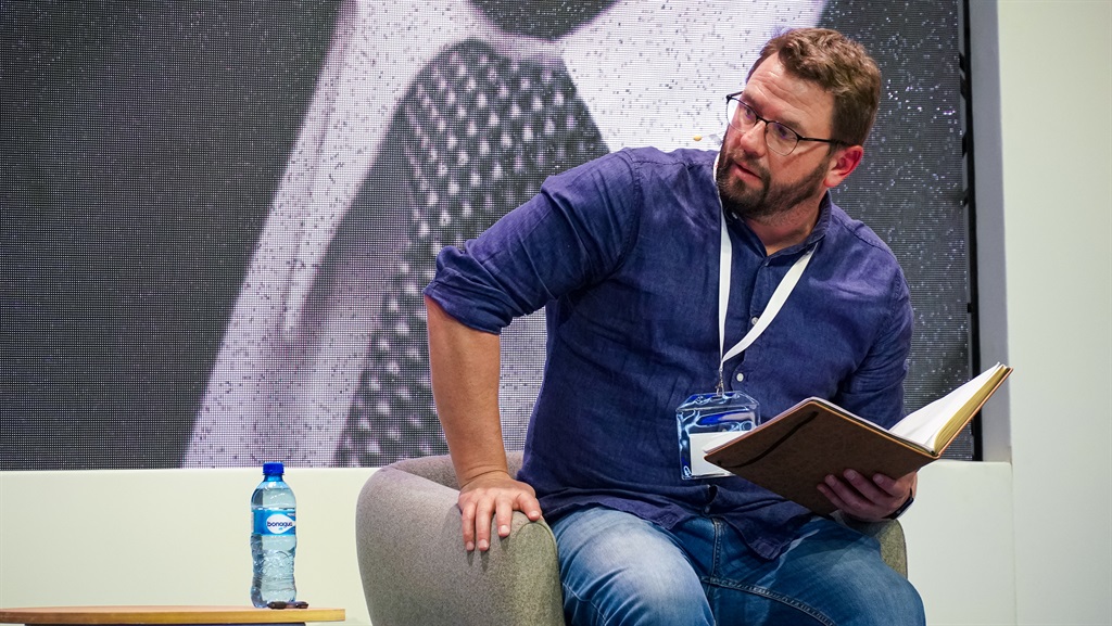 News24's assistant editor of investigations, Pieter du Toit, who led a panel discussion about the state of the country's criminal justice system.