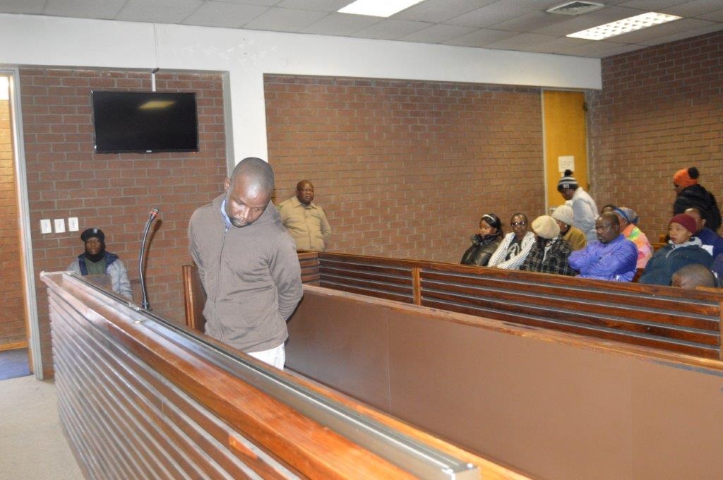 Sizwe Buthelezi appeared in the Vereeniging Magistrates Court. Photo by Tumelo Mofokeng  
