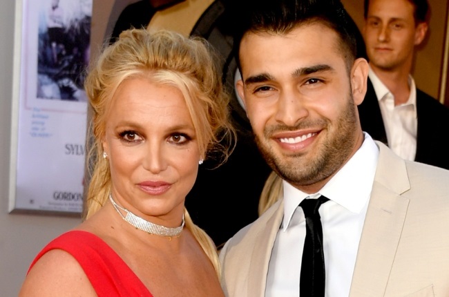 Britney Spears and Sam Asghari at the premiere of Once Upon a Time in Hollywood in 2019.(PHOTO: Gallo Images/Getty Images)