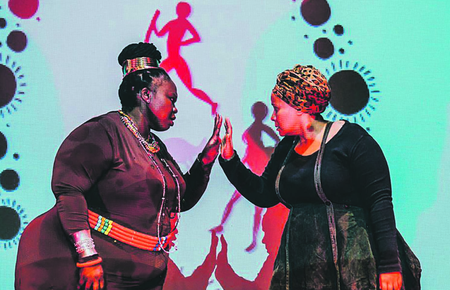 Saartjie vs Venus - Lebo Mashile and vocalist Ann Masina.Picture: Sara Chitambo