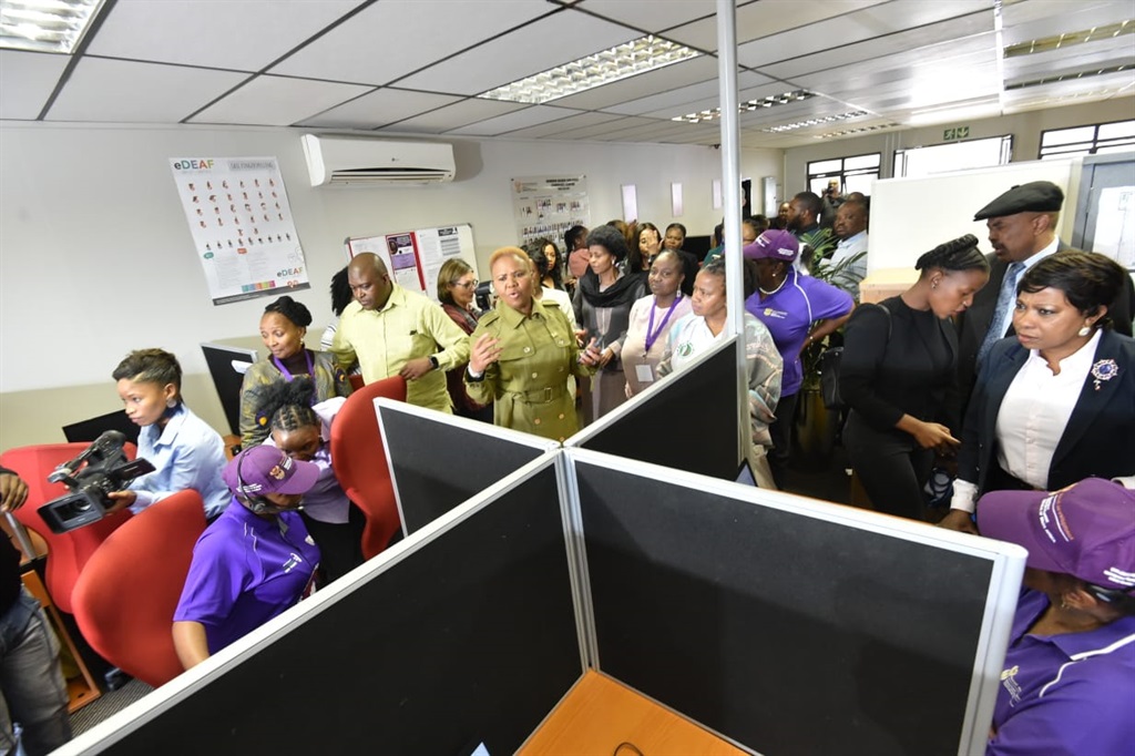 The Gender-Based Violence Command Centre (GBVCC) operates under The Department of Social Development. The Centre operates a National, 24hr/7days-a-week Call Centre facility. PHOTO: gbv.org.za