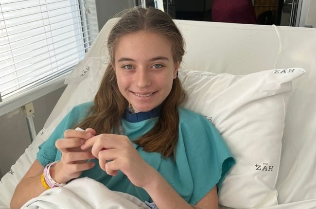 Seanna Potgieter from Johannesburg has a rare disease which causes her to have severe pain when she eats. (PHOTO: Supplied) 
