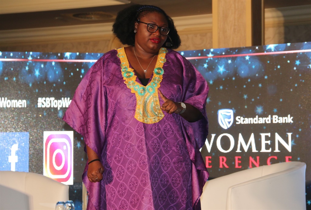 Head of communications and public affairs at Google SA's Mich Atagana gave the opening address on  ‘Empowering women in the digital age’ on day one of the Standard Bank  2019 Top Women Conference.
Picture: Palesa Dlamini

