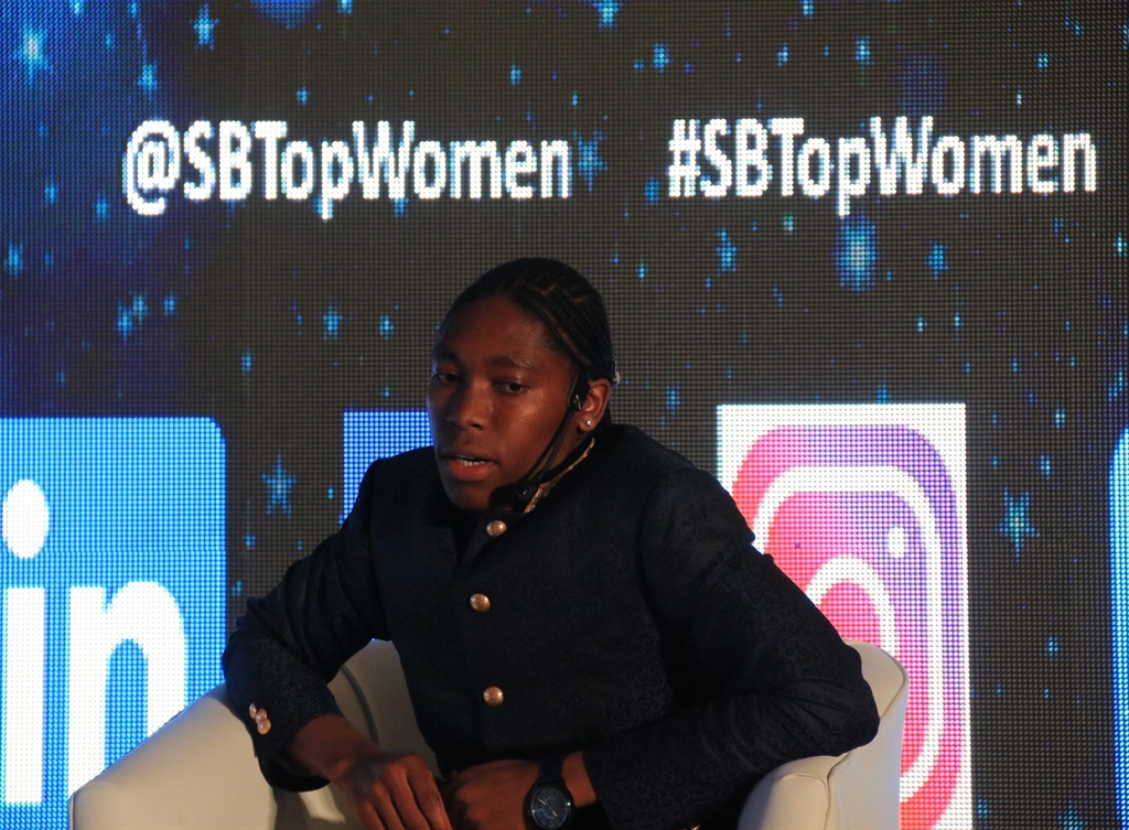 Caster Semenya during an interview about her journey as a catalyst for gender empowerment. Picture: Palesa Dlamini/City Press