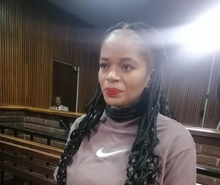 Dr Nandipha Magudumana celebrated her 35th birthday in the Bloemfontein Magistrates Court. Photoby Kaydene Davids
