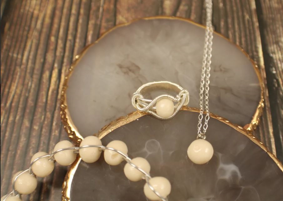 Custom-made jewellery designed with some semen.