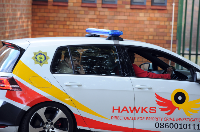 The Hawks vehicle has some folks scared that they might be next. Photo: Beeld / Felix Dlangamandla/ Gallo Images