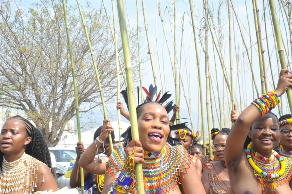 Maidens who attended the reed dance festival in 2022. Photo by Jabulani Langa