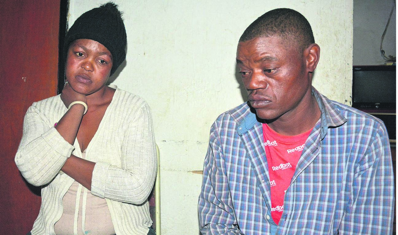 From left: Nombulelo Mathebula and Johannes Maboya were shocked after Andiswa Ngoyi was stabbed to death.                                 Photo byMuntu Nkosi