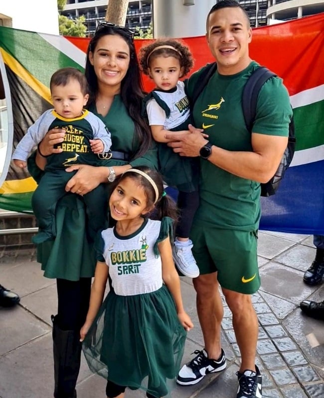 Go Bokke! Layla Kolbe and other loved ones are pumped and ready to