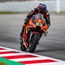 Chilly, slick surface at Spanish track wreaks havoc on Brad Binder's KTM's rear tyre