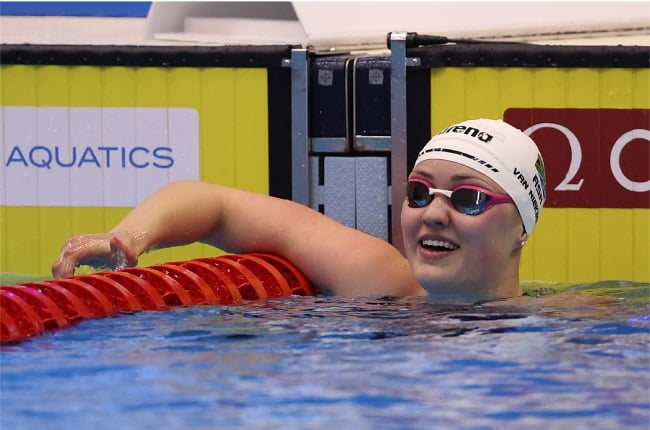 South African swimmer Lara van Niekerk