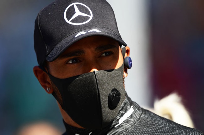 Lewis Hamilton looks on before the F1 Grand Prix of Russia at Sochi Autodrom on September 27, 2020 in Sochi, Russia. (Photo by Mario Renzi - Formula 1/Formula 1 via Getty Images)