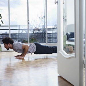 Can't get to the gym while travelling? Don't stress – some exercises can be done from the comfort of your room.