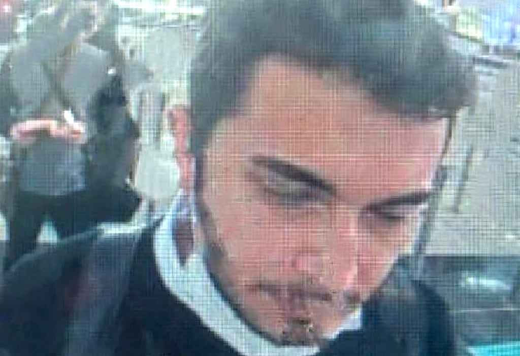 A screen grab made from CCTV released by Demiroren News Agency on 22 April 2021 showing Thodex founder Faruk Fatih Ozer at Istanbul international airport. (Photo by Handout / DHA (Demiroren News Agency) / AFP) 