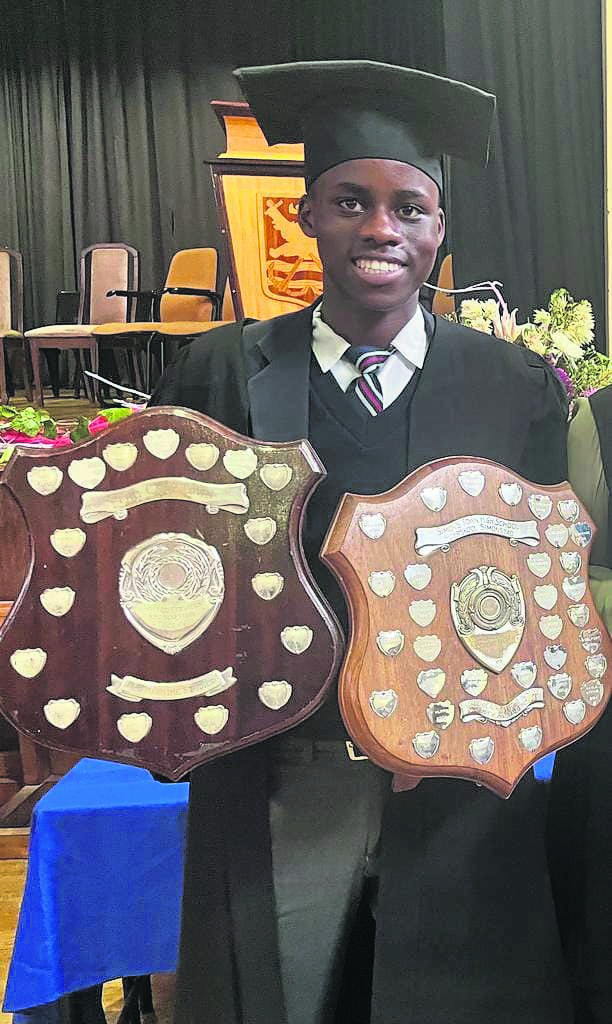 Simon’s Town School matric learner Siseko Makhlowana obtained nine distinctions and a 100 percent achievement in Maritime Economics. PHOTO: Supplied