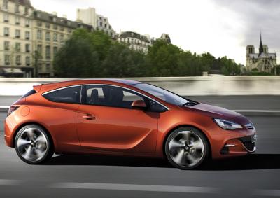 GTC TO OPC: Opel’s very stylish new Astra GTC concept. With boy-racer paraphernalia and 213kW, expect the OPC version to be a hot hatch of note.