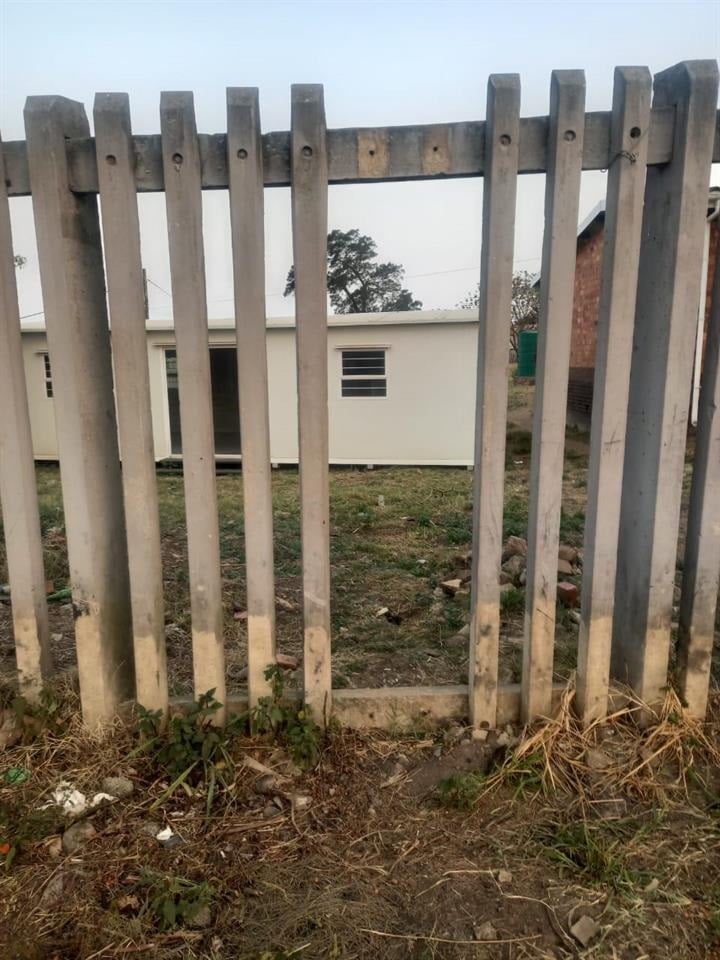 This is the school's broken fence which the couple who were caught having sex used to gain entry to the premises.  