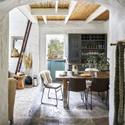 Indoor-outdoor living in a historic cottage on a remote Karoo farm