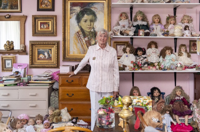 Wendy Saunders is happiest when surrounded by her collection of porcelain dolls. (PHOTO: Darren Stewart)