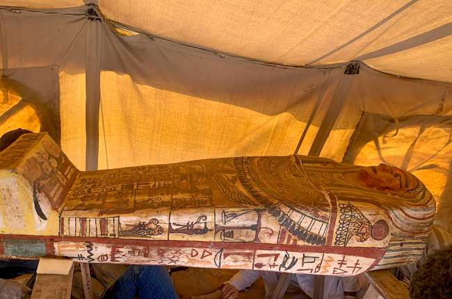 A sarcophagus is a large, decorated container in which a body was stored in ancient times. (Photo: Getty Images/Gallo Images)