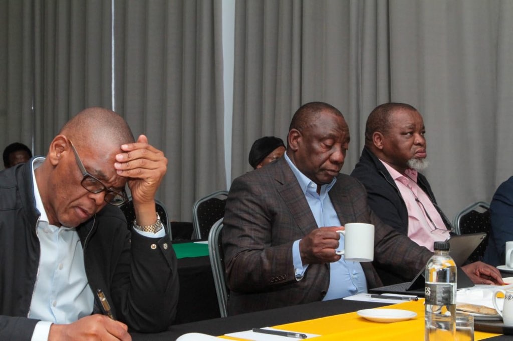 ANC NEC meeting. Picture: ANC via Twitter