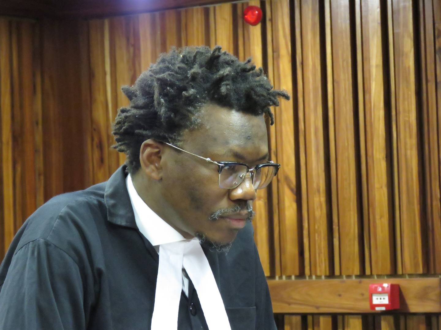 Advocate Tembeka Ngcukaitobi in court.