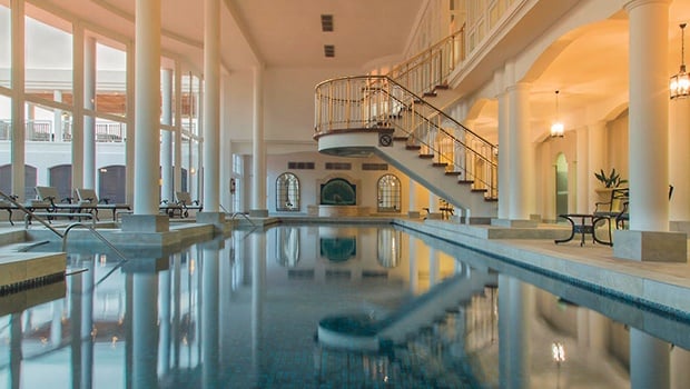 Fancourt has a grandiose spa with an indoor heated