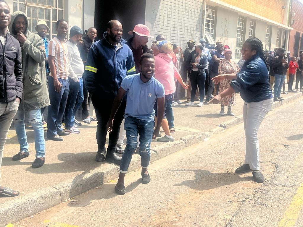 Drama was the order of the day when residents refused City Power technicians entry to cut off electricity in their 'rented flats'. Photo by Nhlanhla Khomola