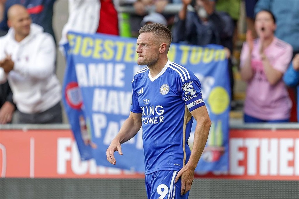 Leicester City striker Jamie Vardy.