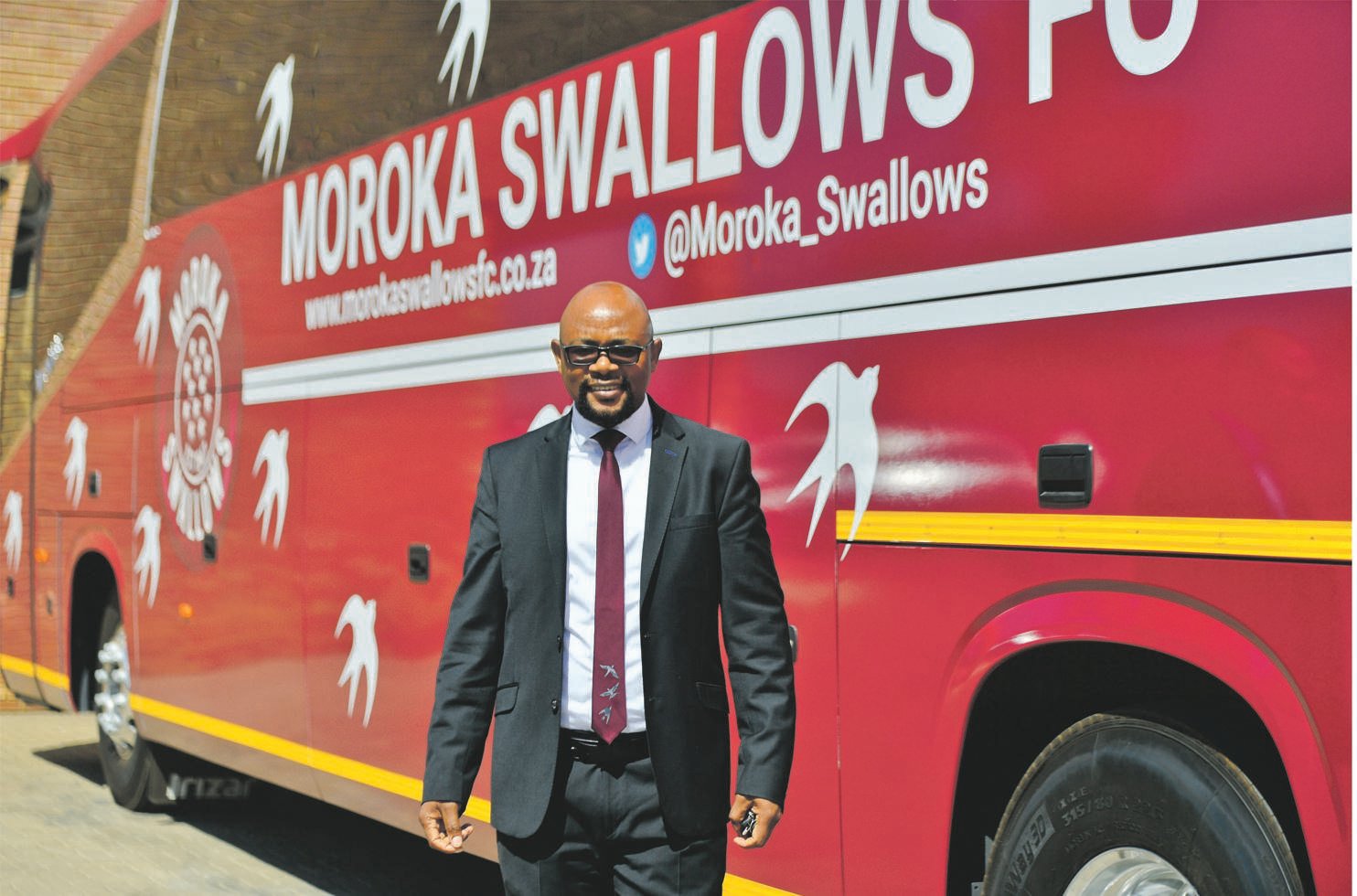 Moroka Swallows chairperson David Mogashoa has big plans for the club, whose resurrection started with their playing in the NFD. Picture: Cebile Ntuli