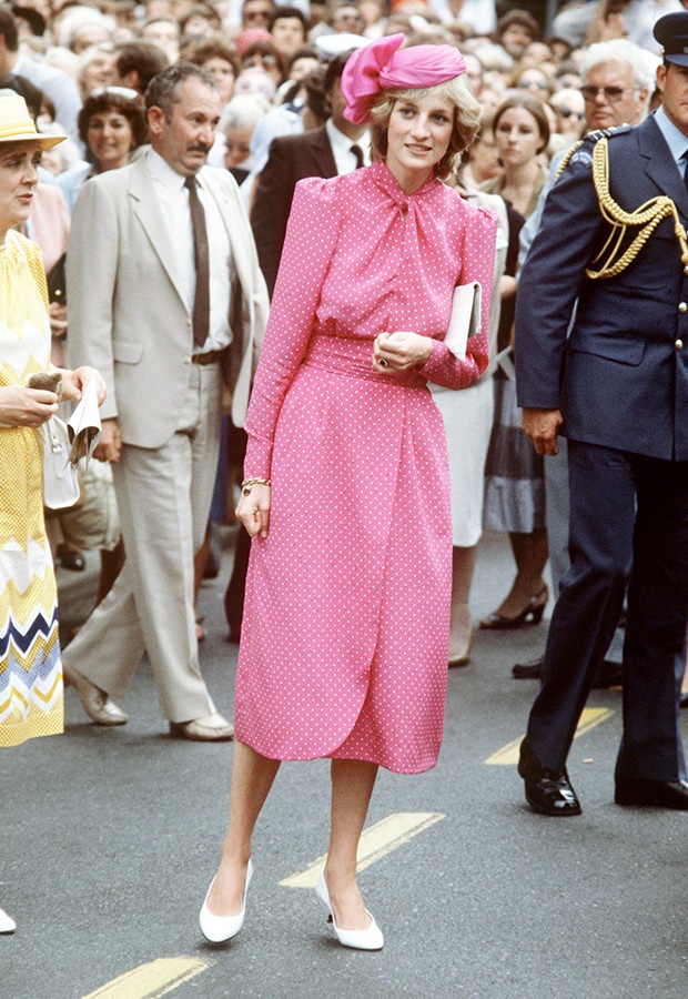 Princess Diana After Visiting Freemantle Hospital 