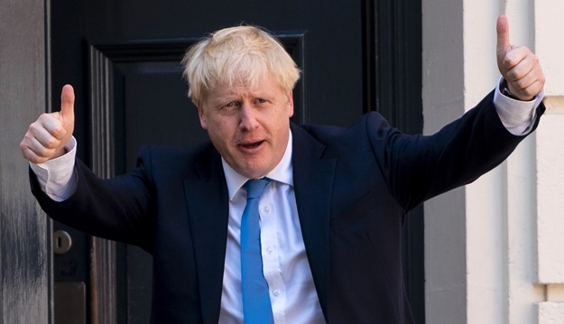 British Prime Minister Boris Johnson. (Leon Neal)