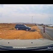 WATCH | Viral dashcam video shows 'bogus' traffic officer stopping motorist