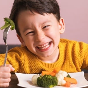 Introducing a variety of vegetables to your child instead of one single vegetable could increase acceptance.