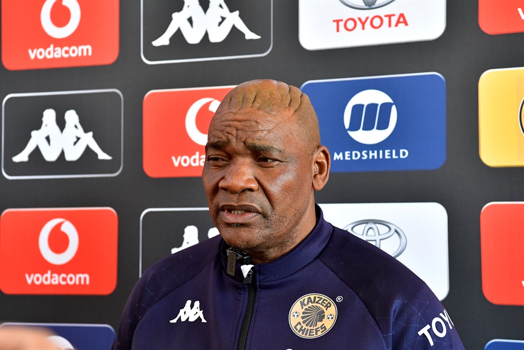 JOHANNESBURG, SOUTH AFRICA - SEPTEMBER 14:  Molefi Ntseki (coach) of Kaizer Chiefs during the Kaizer Chiefs media open day at Kaizer Chiefs Village on September 14, 2023 in Johannesburg, South Africa. (Photo by Sydney Seshibedi/Gallo Images)