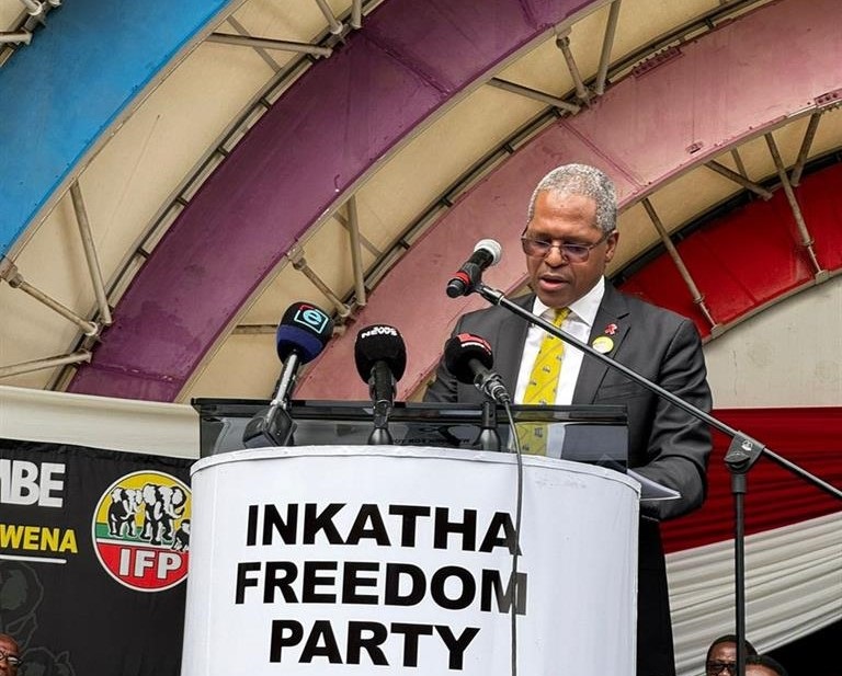 IFP president Velenkosini Hlabisa, who wants the ANC to apologise. 