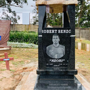 Tombstone for late Orlando Pirates star Senzo Meyiwa