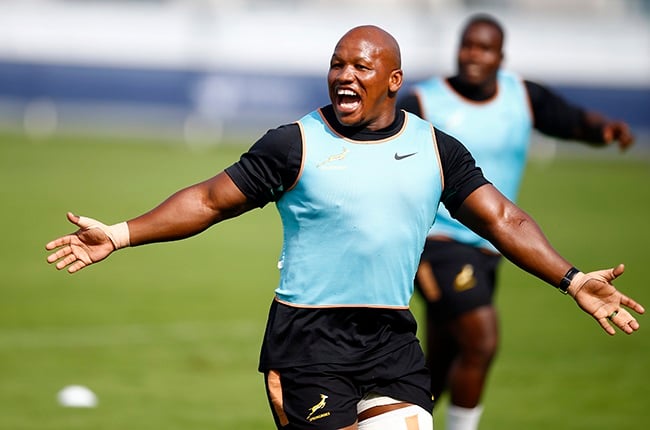 Hooker Bongi Mbonambi is a strong contender to take over the captaincy of the Springboks. (Steve Haag/Gallo Images)