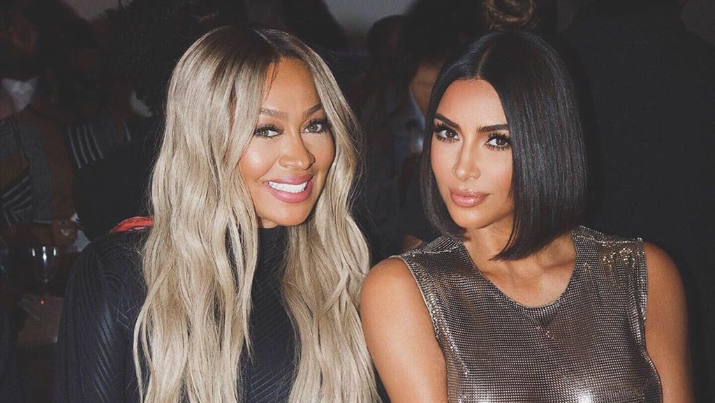 Lala Anthony and Kim Kardashian West attend S by Serena show during New York Fashion Week