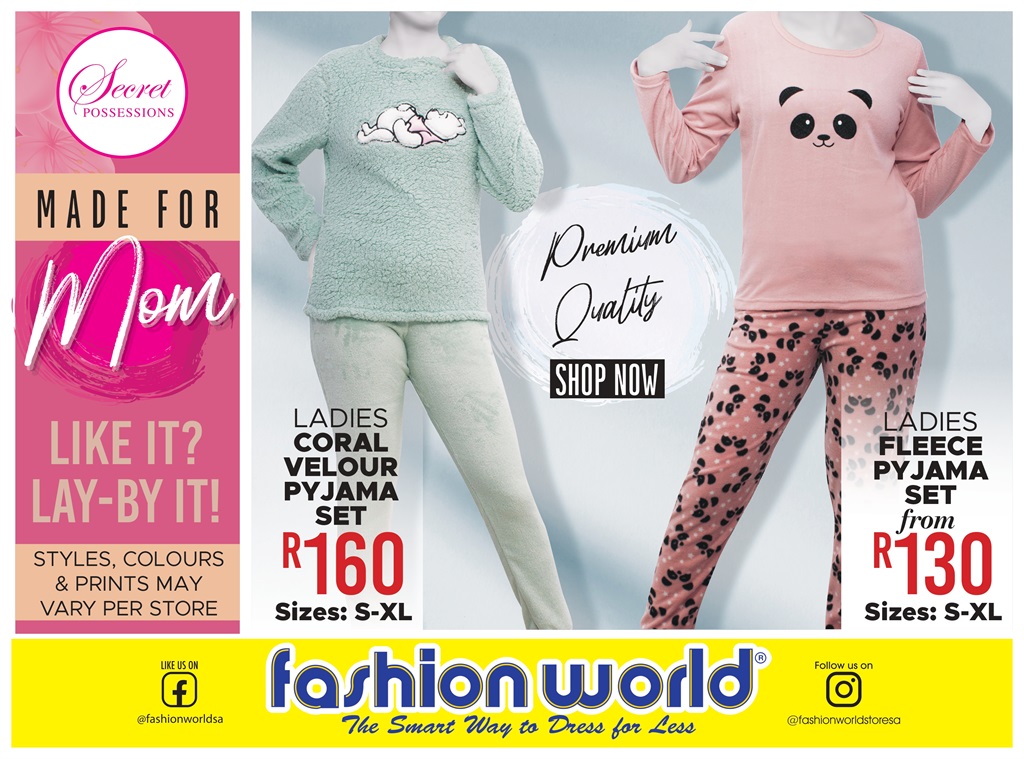 Check out the Made for Mom Sale at Fashion World.