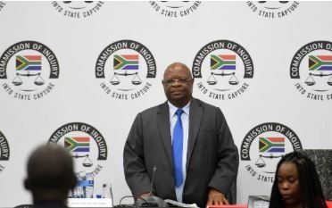 Deputy Chief Justice Raymond Zondo chairs the judicial commission of inquiry into state capture. (Felix Dlangamandla/Gallo Images)