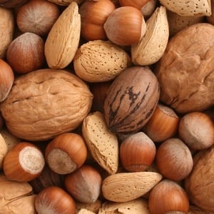 Nuts are low in carbs. 