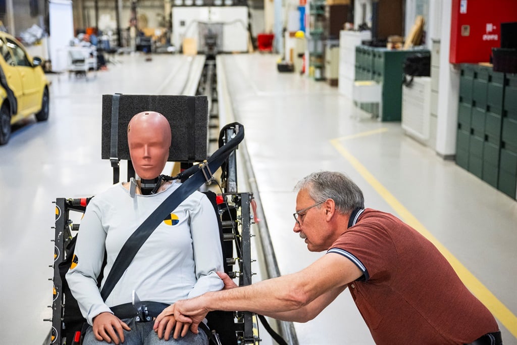 The world's first female crash test dummy called S