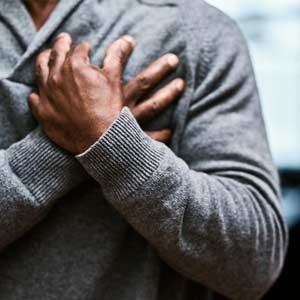 A heart attack may increase your risk for cancer. 