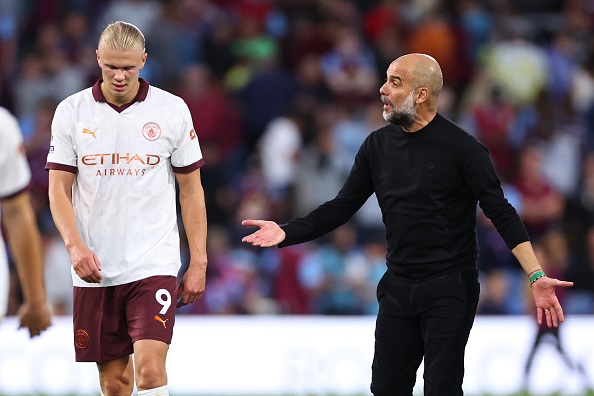 Spat brewing between 'annoyed' Haaland and Pep?