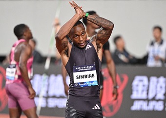 SA's Simbine reigns supreme over Coleman at Suzhou Diamond League