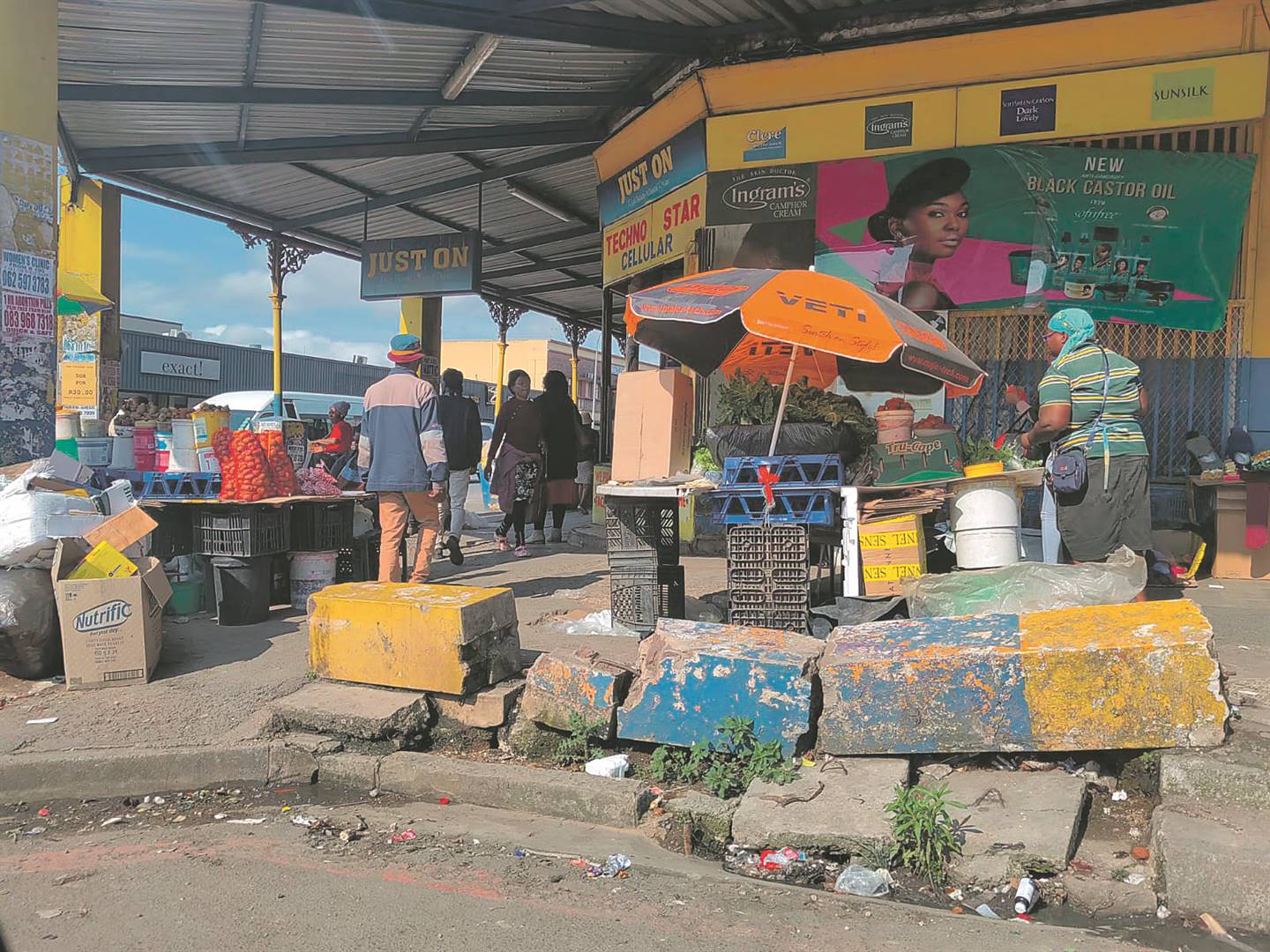 A lot was left to be desired as the city is in a terrible state as Vendors clog pavements in the CBD