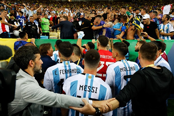 Messi hits out after violence erupts in Brazil vs Arg WCQ